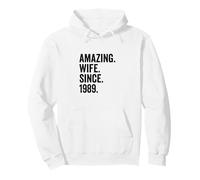 Amazing Wife Since 1989 | 37th wedding anniversary 37 years Pullover Hoodie