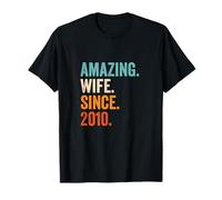 Amazing Wife Since 2010 | 15th wedding anniversary 15 years T-Shirt