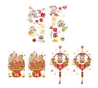 Amazing Window Clings to Celebrate Chinese New Year Fortune Tree Designs (A)