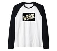 Amazing Wreck Emblem Costume for Adults and Kids Raglan Baseball Tee