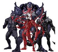 AMAZING YAMAGUCHI Venom Carnage Action Figure Spider Man legends Collectible Joint Movable Face Statue Model Doll kids for Toy Venom 3.0