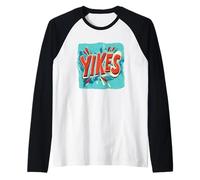 Amazing Yikes Motto for Boys and Girls Raglan Baseball Tee