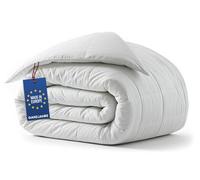 Amazinggirl Duvet without cover 140x200 cm - all-season comforter Quilted and microfiber duvets for bed White warm lightweight Duvet 140x200 cm