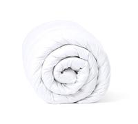 Amazinggirl Duvet without cover 200x140 cm - winter comforter Quilted and microfiber duvets for bed White warm lightweight Duvet 140x200 cm