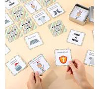 AmazingSpark Armor of God Memory Matching Game Vbs Christian Bible Concentration Memory Card Game Educational Religious Card for Sunday School Classroom Activities Family Party Supplies