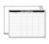 AmazingSpark Lined Whiteboard Blank Grid Aluminum Frame Dry Erase Board Reusable Wall Mounted Board for Scheduling, to Do Lists Weekly Planning Home Work (24 x 18 Inch,Sales Ranking List)