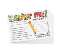 AMAZINGSUN 52PCS Teacher Happy Mail Notes to Parents, Positive Behavior Incentive Cards for Classroom, Motivational Reward Notes for Preschool Kindergarten Elementary Teachers