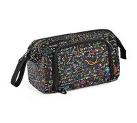 amazingtr Beautiful Math Liner Pencil Case Big Capacity Pen Bag Stationery Pencil Pouch Zipper for Student Teen School Office