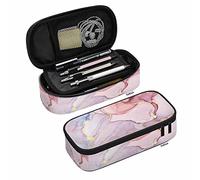 amazingtr Bees Pencil Holder Honey Sweet Sunflowers Beekeeping Products Stand Up Pencil Case Organizer Cosmetics Pouch for Women Men Yellow