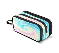 amazingtr Black White Checkered Pencil Case Box Boys Girls Large Pencil Pouch Zipper Compartments Big Capacity Stationery Pen Bag Organizer for Kids Teens Adults School