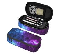 amazingtr Black White Polka Dot Pencil Case Organizer Big Capacity Pencil Pouch Stationery with Zipper School Supplies Pencil Bag for Girls Boys Office