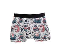 amazingtr Chinese Dragon and Phoenix Men's Underwear Boxer Briefs Breathable, Multi