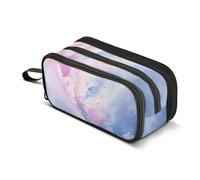 amazingtr Custom Soccer Football Ball Pencil Case Box Boys Girls Personalized Name Large Pencil Pouch Stationery Pen Bag Organizer for Kids Teens Adults School Office
