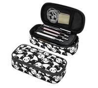 amazingtr Cute Dogs Animals Pencil Case Big Capacity Multi Compartment Stationery Box Pencil Pouch Holder Desk Organizer for School Office Home