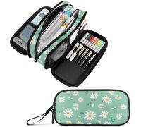 amazingtr Funny Cute Grey Cats Big Capacity Pencil Pen Case, Office College School Large Storage Bag Pouch Holder Organizer