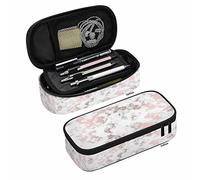 amazingtr Love Tree Pencil Pouch Colorful Tree Branches Leaves High Capacity Pencil Case Stationary Bag Cosmetics Bag Brown Green Yellow