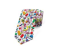 amazingtr Men's Tie, Shapes of 80's and 90's, Necktie, 3.7", Multicolor