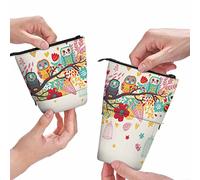 amazingtr Mermaid Scales Colored Pencil Case Colorful Fish Reptilian Scales Standing Pencil Case Pencil Pouch Pencil Holder Gold Glitter