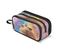 amazingtr Mountain Marble Pencil Case Box Boys Girls Large Pencil Pouch Zipper Compartments Big Capacity Stationery Pen Bag Organizer Kids Teens Adults School