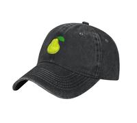 amazingtr Pear Fruit Baseball Cap Women Men Sun Hat Vintage Cowboy Hats Golf Caps Black