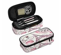 amazingtr Red Panda Pencil Case Organizer Cute Bamboo Bears College Office Big Capacity Pencil Bag