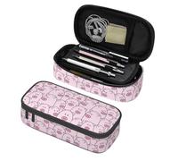 amazingtr Video Game Controller Backgroud Pencil Case Big Capacity Multi Compartment Stationery Box Black and White Joysticks Pencil Pouch Holder Desk Organizer for School Office Home