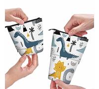 amazingtr Watermelon Slices Pencil Holder Seeds Skin Texture Stand Up Pencil Case Organizer Pencil Pouch Makeup Bag Gift Red