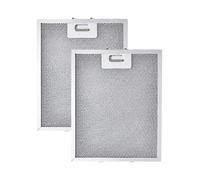 Amazinpure 318 x 258 mm Metal Mesh Filter Compatible with Baumatic Zanussi Cooker Hood/Extractor Fan Vent AG600SS BE60GL BEI350SS BTC6720SS-UK F60.2BL (Pack of 2)