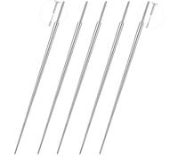 Amazleer 5 Pcs Stainless Steel Piercing Taper 20G 0.8mm Piercing Kit Changing Tool Puncture Jewellery Taper Ear Piercing Kit (5)