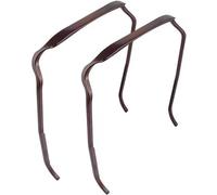 Amazleer Sunglasses Headbands Plastic Square Headbands Set Invisible Hair Hoop Unisex Hairstyle Fixing Tool for Styling and Securing Curly Hair 2 Pcs (Black/brown, onesize)