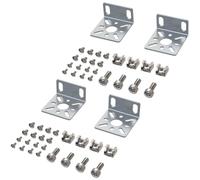 Amazmount 4PCS Rack Mount Kit for Switch, Stainless Steel Universal1U Rack Ears for Most Cisco NETGEAR Dell D-Link Linksys HP etc 16/24/48 Series Switches