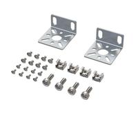 Amazmount Rack Mount Kit for Switch, Stainless Steel Universal1U Rack Ears for Most Cisco NETGEAR Dell D-Link Linksys HP etc 16/24/48 Series Switches