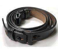 AMAZO German Mauser Kar 98 K98 98K Kar98 G41 G43 K43 Brown Leather Rifle Sling (Black, One Size)