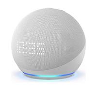 Amazon 2022 Echo Dot Smart Speaker with Clock and Alexa Voice Recognition & Control, 5th Generation, White White