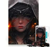 Amazon Archer Beauty Zen Jigsaw Puzzle 1000 Piece Mental Fun Game No Gap Tight Fitting Design for Family Gatherings (38x52cm)