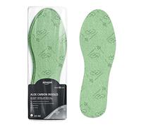 Amazon Basic Care Active Carbon Insoles, 3 pairs (UK Shoe Size 5-11), Green