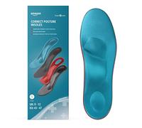 Amazon Basic Care - Correct Foot Posture Insoles, Size 43 - 47, Blue