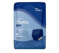Amazon Basic Care Man Pants Plus Large for Men, 40 Pants (4 Packs of 10), Absorbent Core with Double Anti-Leak Barriers, Blue