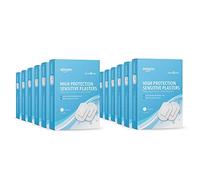 Amazon Basic Care - Sensitive Non-Woven Plasters High Protection - 60 Count (12 Packs of 5), 7.5x5 cm