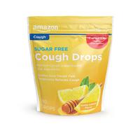 Amazon Basic Care Sugar Free Honey Lemon Cough Drops 140 Count (Compare to Halls)