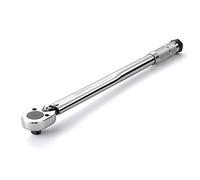Amazon Basics 1/2 Inch Drive Click Torque Wrench, 20-150 ft.-lb, 27.1-203.5 Nm