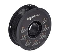 Amazon Basics 1 kg Spool of 3D Printer Filament with Diameter of 1.75 mm (+/- 0.05 mm), Black