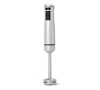 Amazon Basics 1000 Watt Hand Blender, Immersion Stick Blender with Multi-Speed, Detachable Stainless Steel Blade, Corded, Silver