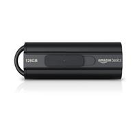 Amazon Basics 128 GB, USB 3.1 Flash Drive, Read Speed up to 130 MB/s, Black