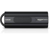Amazon Basics 128 GB, USB 3.1 Flash Drive, Read Speed up to 130 MB/s, Black