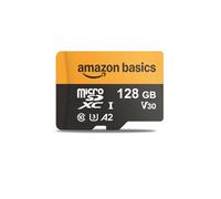 Amazon Basics 128GB microSDXC Card with Adapter, Read Speed Up to 200MB/s, 1-Pack