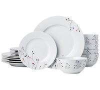 Amazon Basics 18-Piece Dinnerware Set - Branches, Service for 6