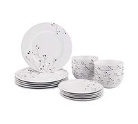 Amazon Basics 18-Piece Dinnerware Set - Branches, Service for 6