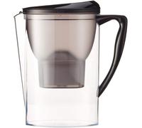 Amazon Basics 2.3L (4 Pints) Water Filter Jug with 1x30 Days Cartridge, Black
