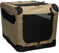 Amazon Basics 2-Doors Portable Soft-Sided Folding Travel Crate Kennel for cat,